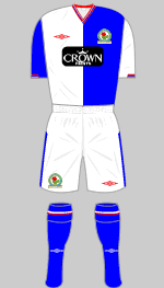 blackburn rovers 2009-10 home kit