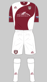 arbroath fc 2012-13 home kit