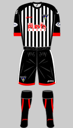 dunfermline athletic 2013-14 home kit