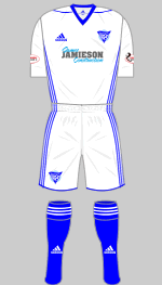 peterhead fc 2018-19 change kit