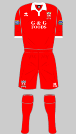 prestatyn town fc 2014-15 1st kit